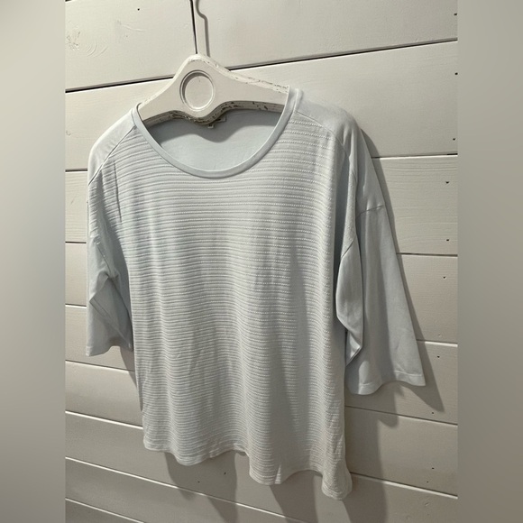 TOM TAILOR Light Blue Textured T-Shirt – Size XL - Picture 7 of 10